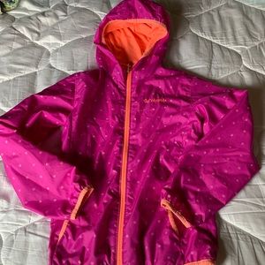 Girls Columbia Rain Jacket